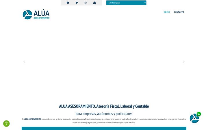 Screenshot of aluaasesoramiento.es