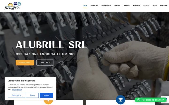 Screenshot of alubrill.it