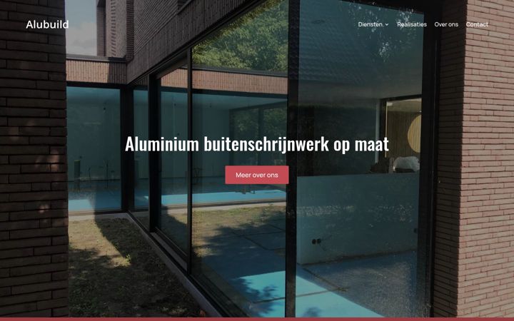 Screenshot of alubuild.be
