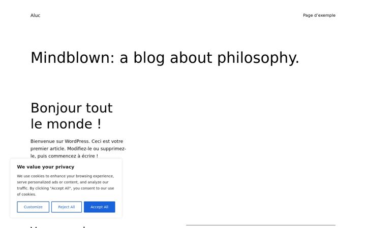 Screenshot of aluc.fr