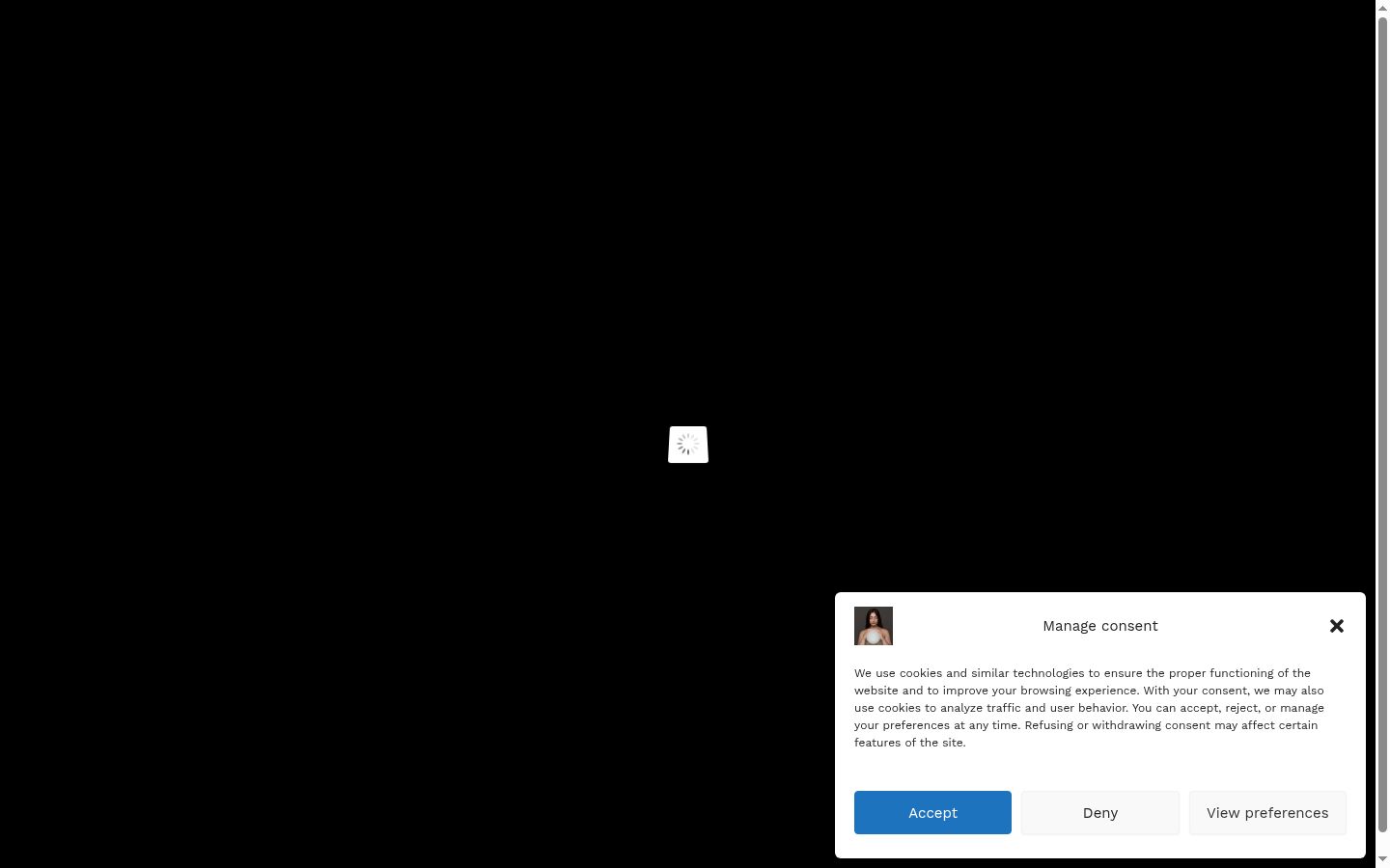 Screenshot tal-banner tal-kunsens muri qabel kwalunkwe interazzjoni