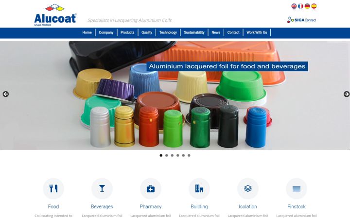Screenshot of alucoat-conversion.com