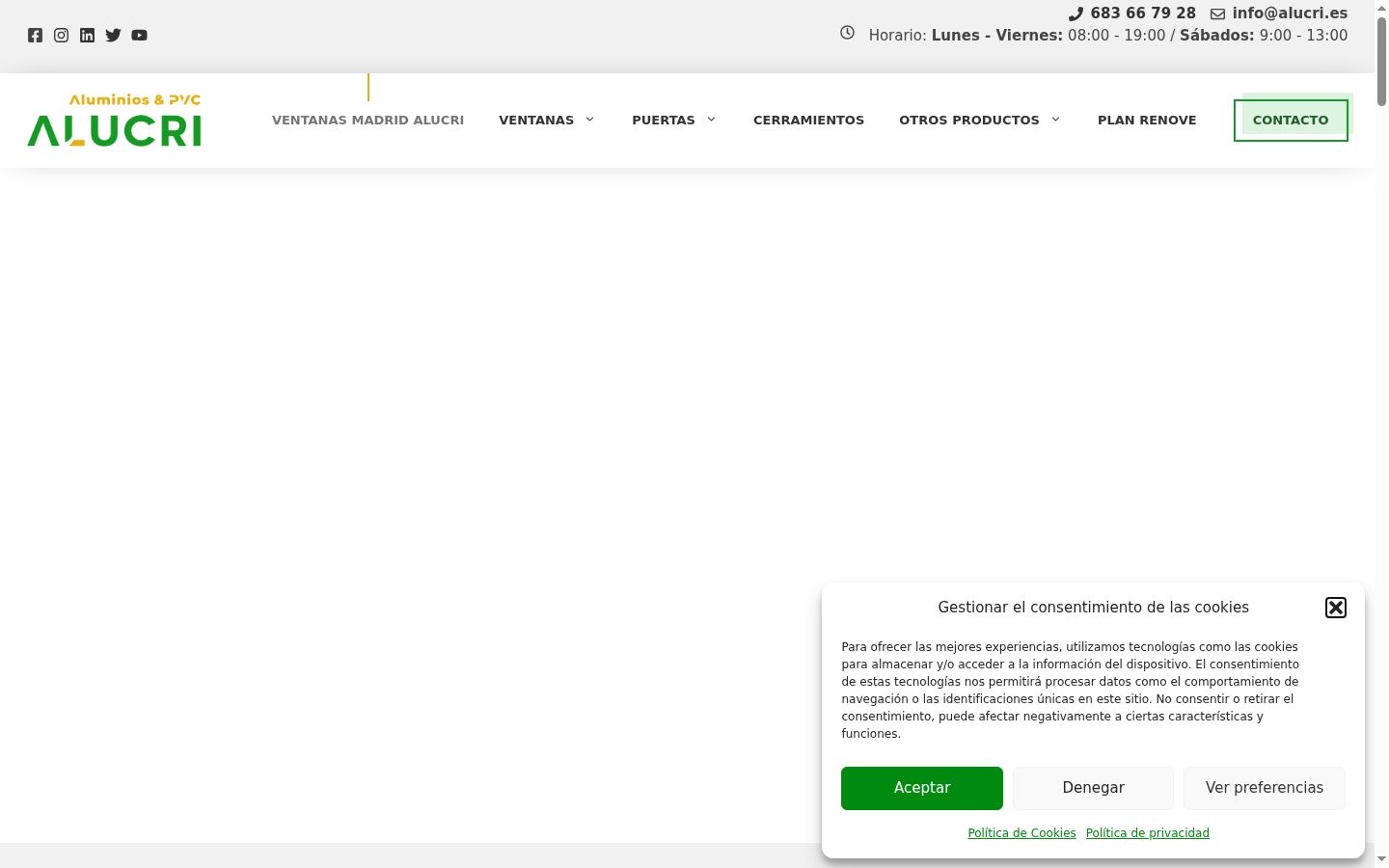 Screenshot des Einwilligungsbanners vor jeglicher Interaktion