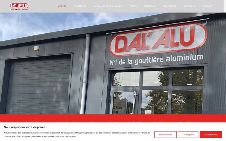 Screenshot of alueco.fr