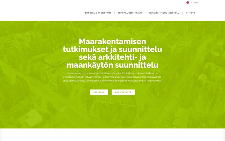 Screenshot of aluetaito.fi