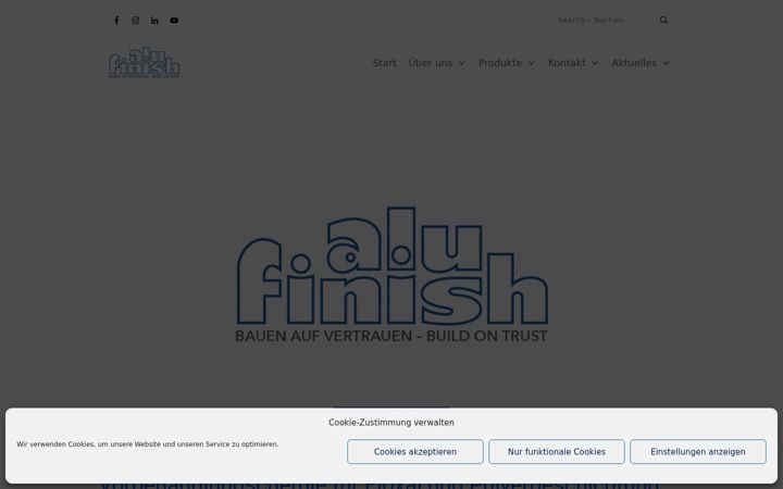 Screenshot of alufinish.de