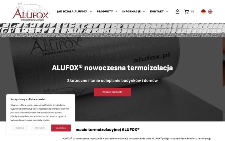 Screenshot of alufox.pl