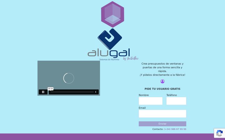 Screenshot of alugal.online