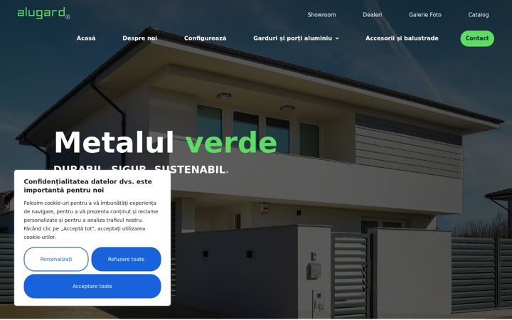 Skjámynd af alugard.ro