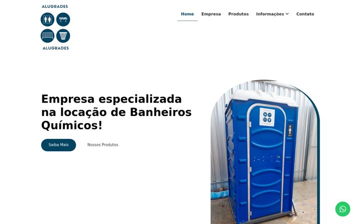 Snimka zaslona za alugrades.com.br