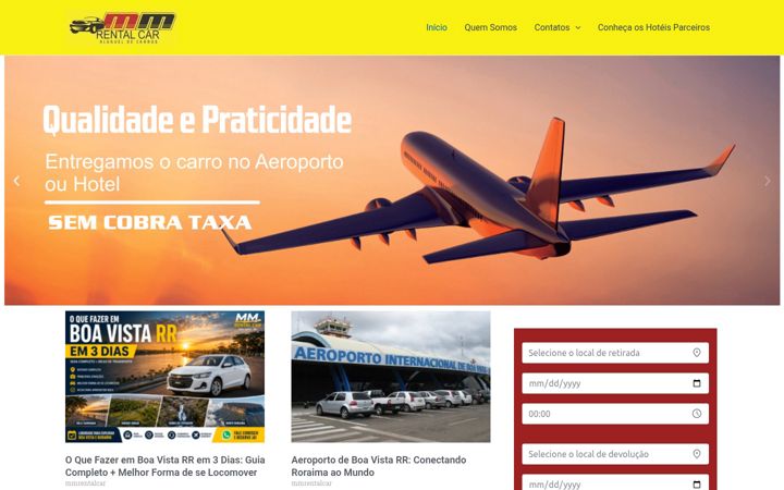 Screenshot von alugueldecarrosboavista.com.br