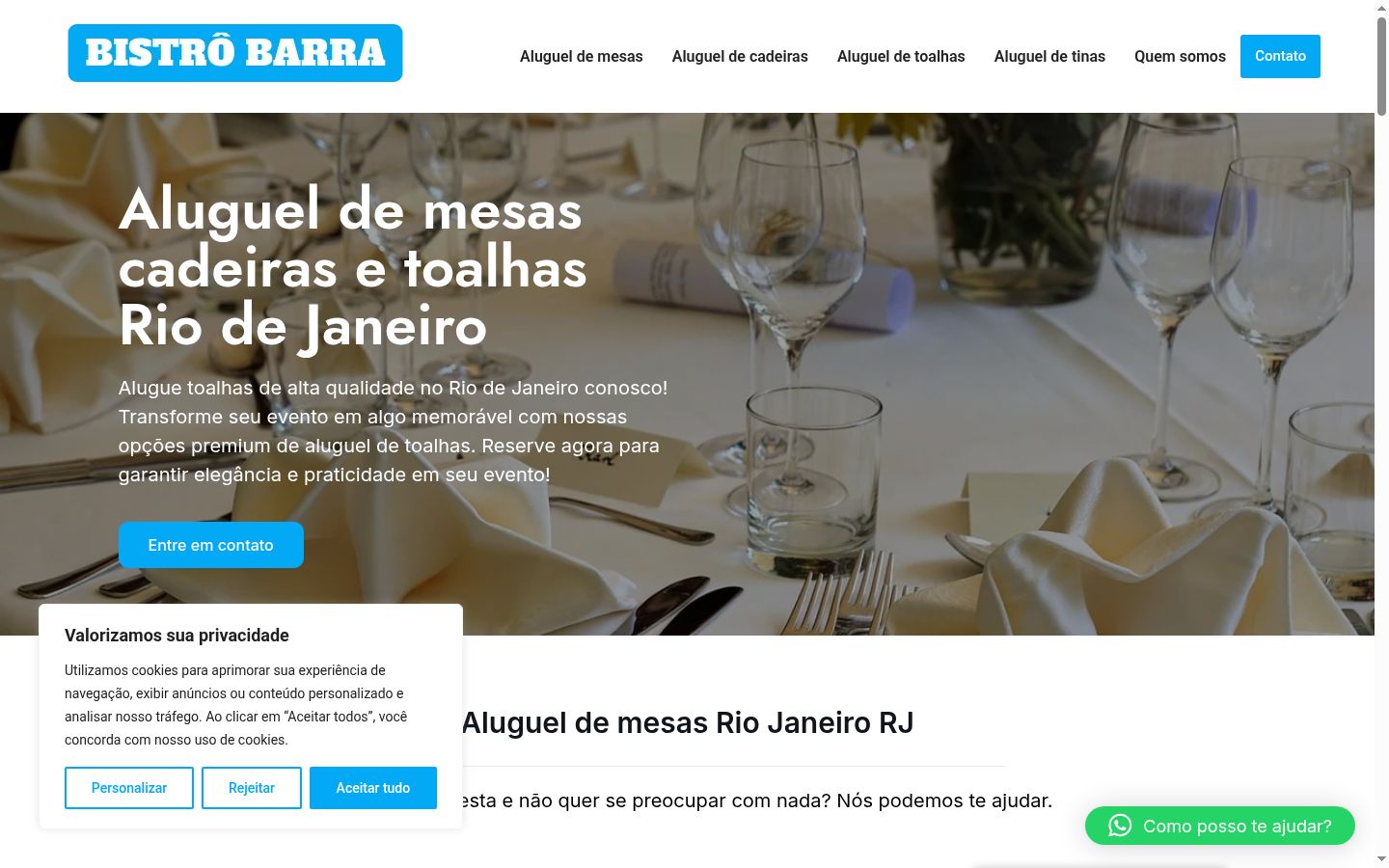 Ekrānuzņēmums ar piekrišanas baneri, kas tika rādīts pirms jebkādas mijiedarbības