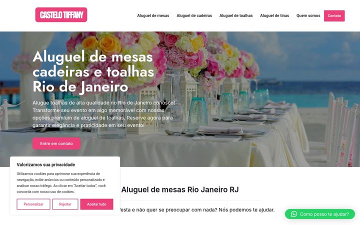 Screenshot of alugueldetoalhas.com.br