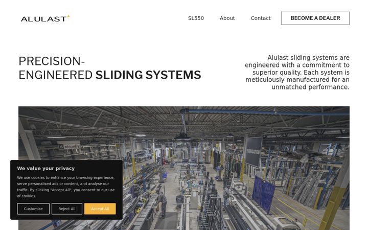 Screenshot of alulast.com
