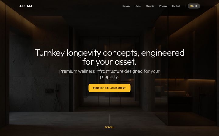Screenshot of aluma-vitalis.com