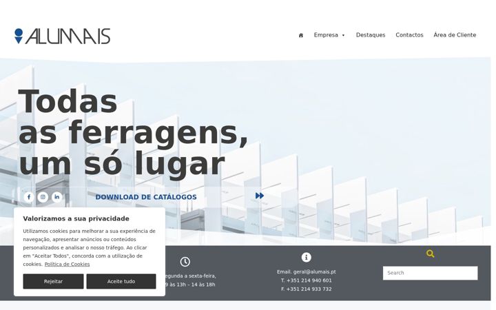Screenshot of alumais.pt