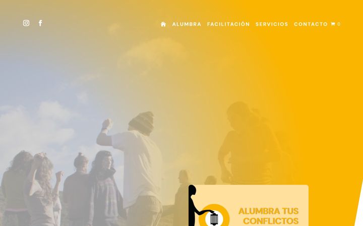 Captura de pantalla de alumbrafacilitacion.com
