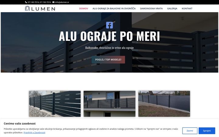 Screenshot of alumen.si