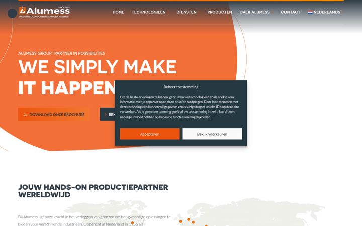 Képernyőkép: alumess.nl