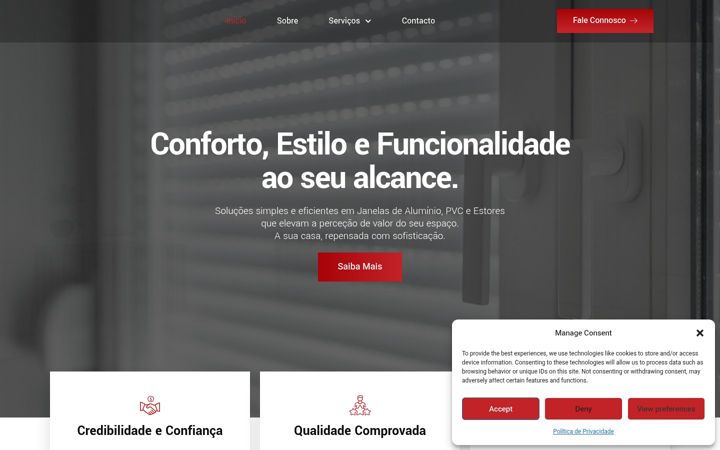 Screenshot of alumeuropa.eu