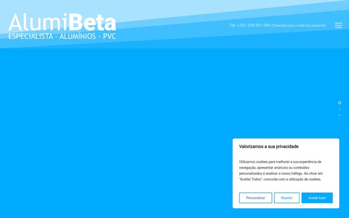 Captura de pantalla de alumibeta.pt