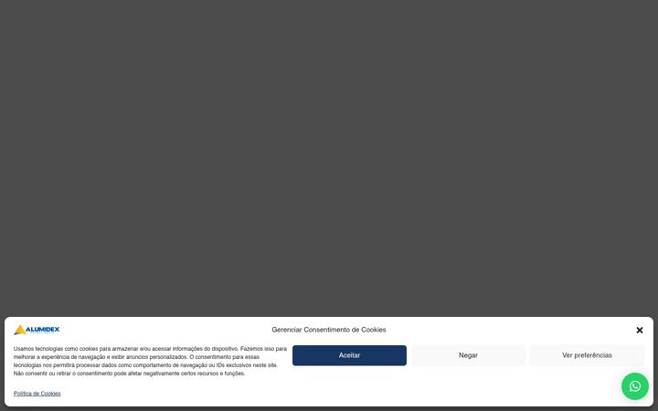 Screenshot of alumidex.com.br