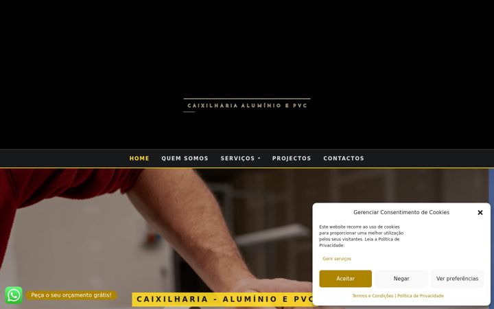 Screenshot of alumidomus.pt