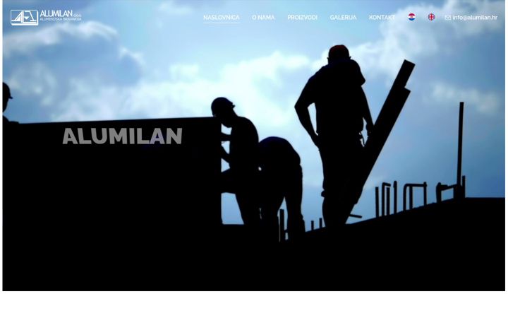 Zrzut ekranu alumilan.hr