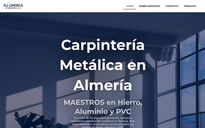 Screenshot of aluminiabyagustintoledo.com