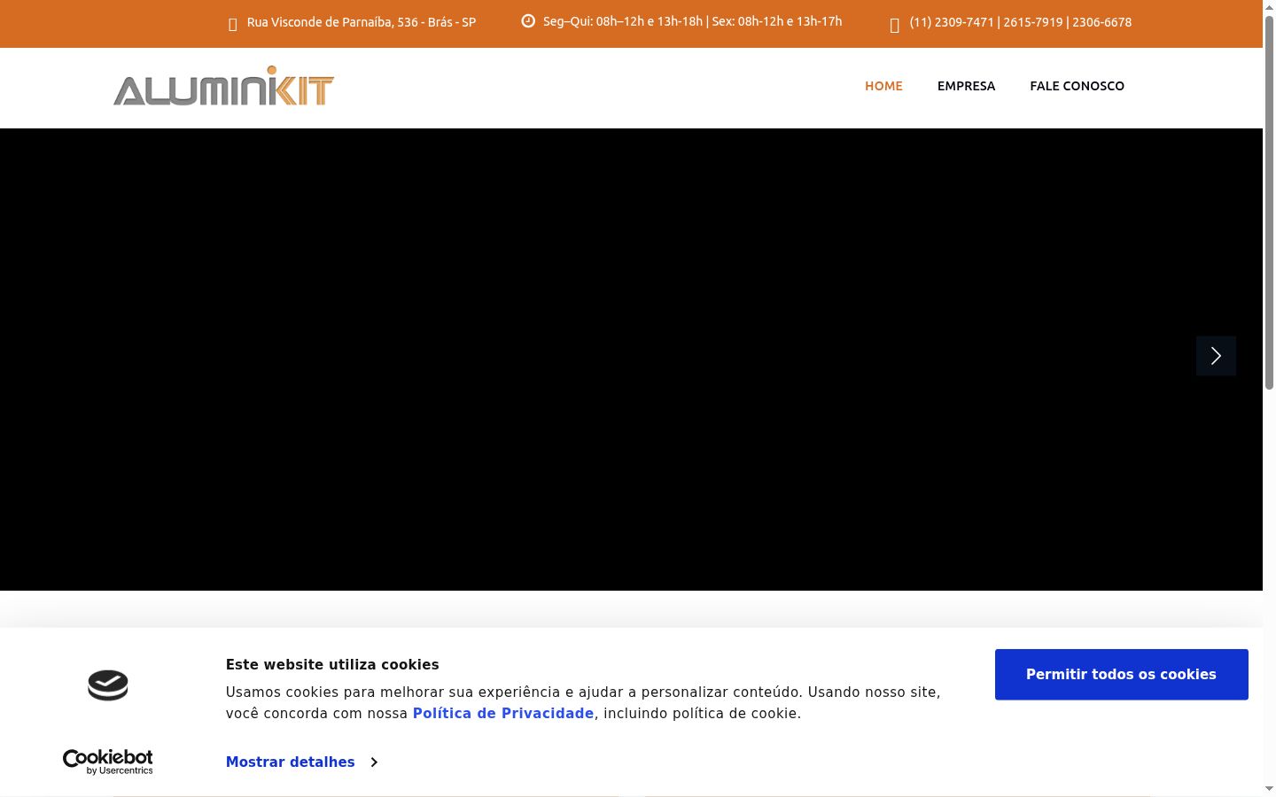 Screenshot tal-banner tal-kunsens muri qabel kwalunkwe interazzjoni