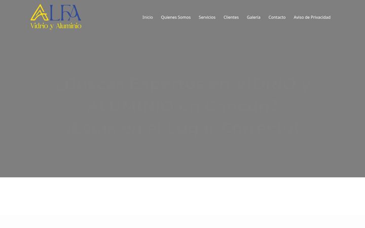Képernyőkép: aluminioalfacancun.com