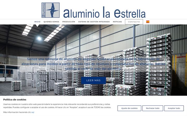 Képernyőkép: aluminiolaestrella.es