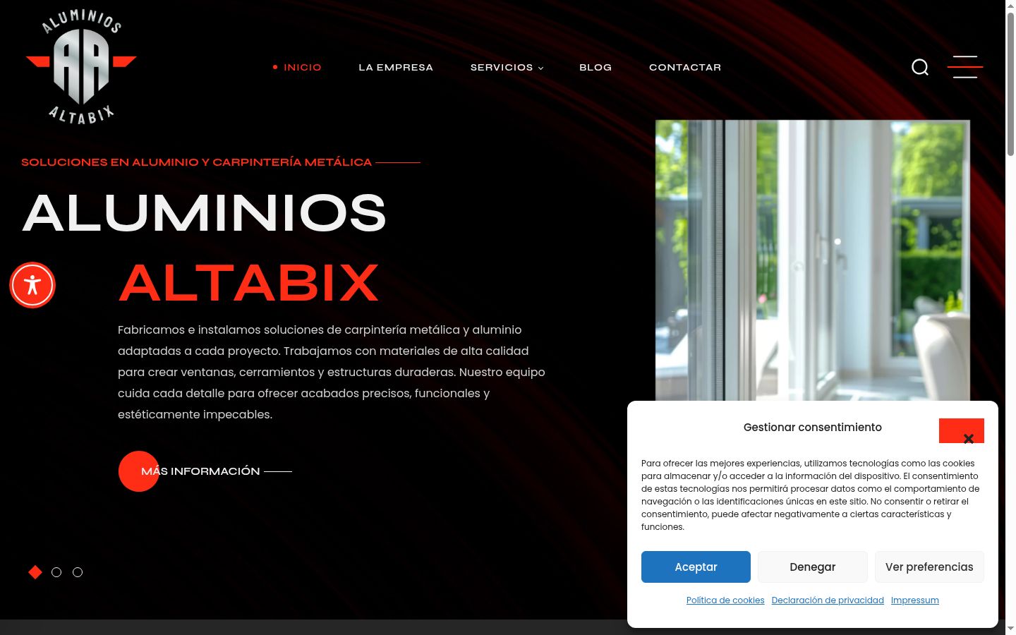 Screenshot tal-banner tal-kunsens muri qabel kwalunkwe interazzjoni