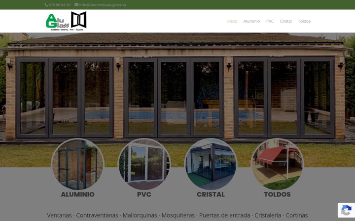 Képernyőkép: aluminiosaluglass.es
