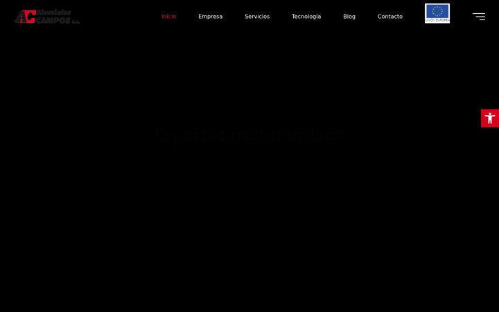 Ekrānuzņēmums no aluminioscampos.net