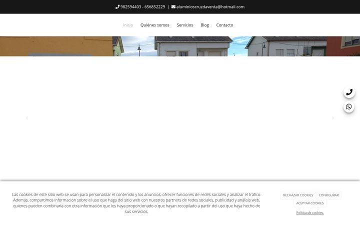 Screenshot di aluminioscruzdaventa.com