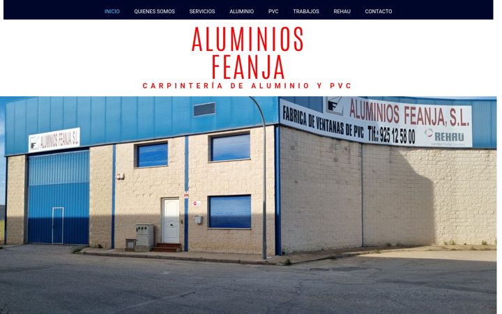 Snimka zaslona za aluminiosfeanja.com