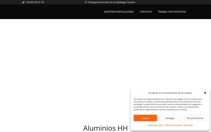 Ekraanipilt saidist aluminioshh.com