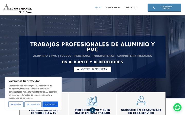 Screenshot of aluminiosjosemiguel.com