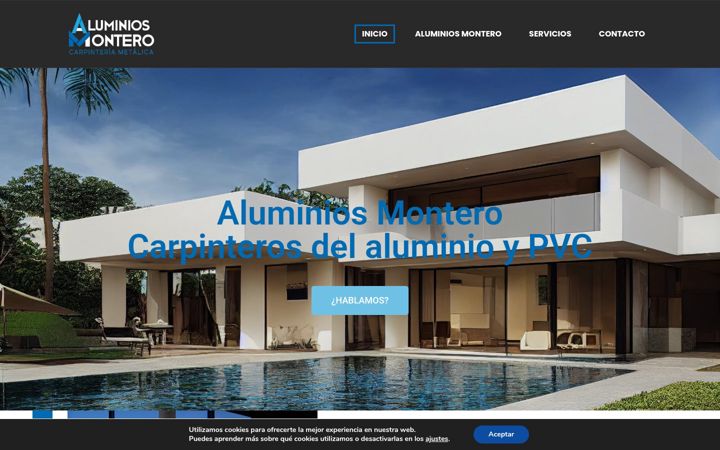 Screenshot von aluminiosmontero.com