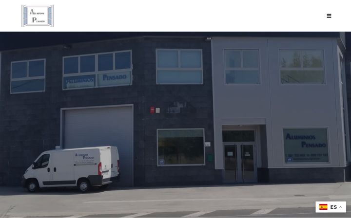 Screenshot von aluminiospensado.com