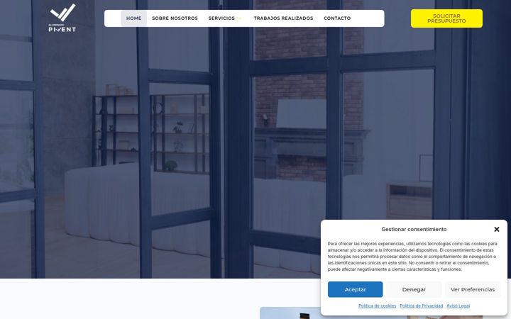 Ekrano kopija aluminiospivent.es
