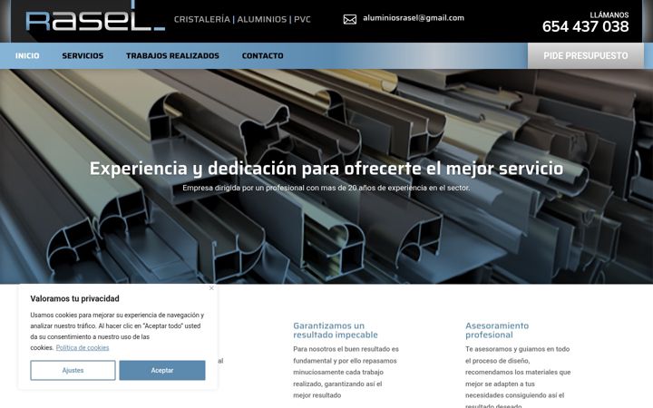 Screenshot of aluminiosrasel.com