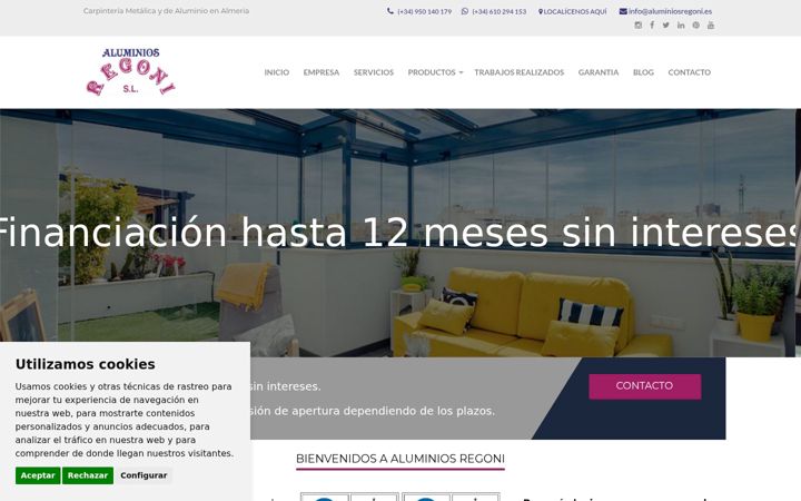 Screenshot of aluminiosregoni.es