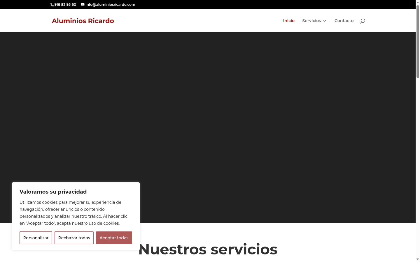 Screenshot tal-banner tal-kunsens muri qabel kwalunkwe interazzjoni