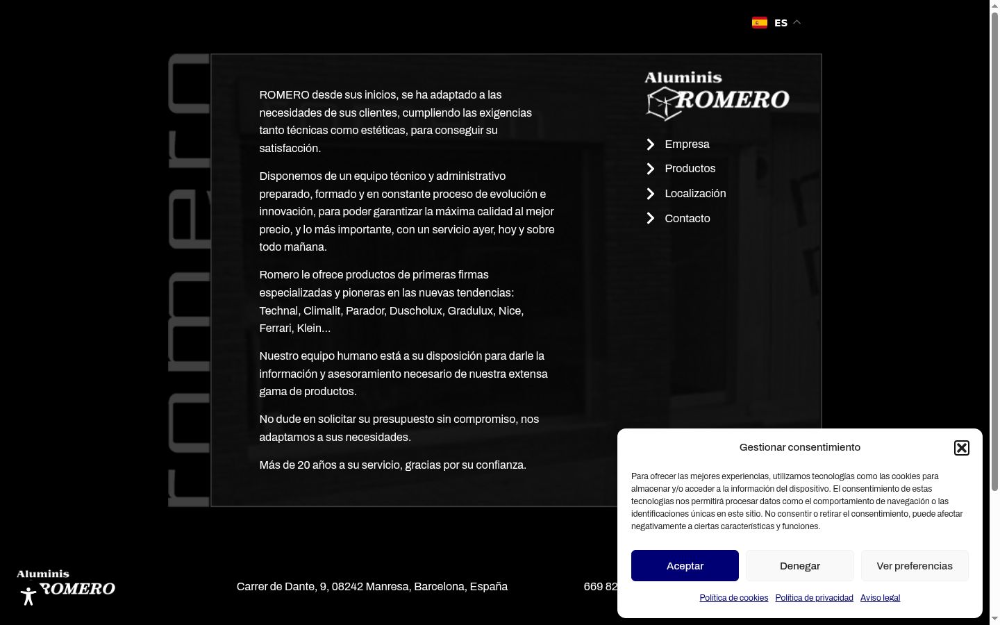 Screenshot tal-banner tal-kunsens muri qabel kwalunkwe interazzjoni
