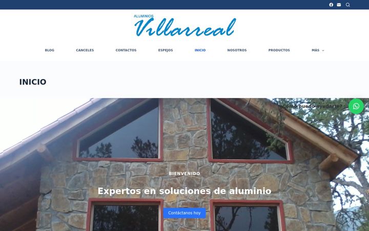 Screenshot of aluminiosvillarreal.com