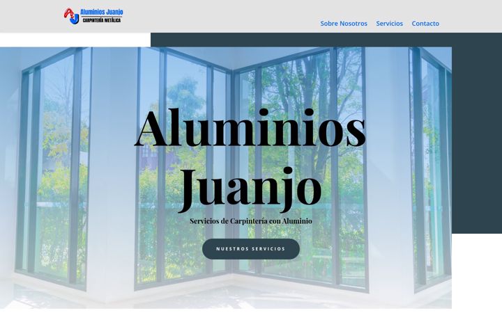 Screenshot of aluminisjuanjo.com