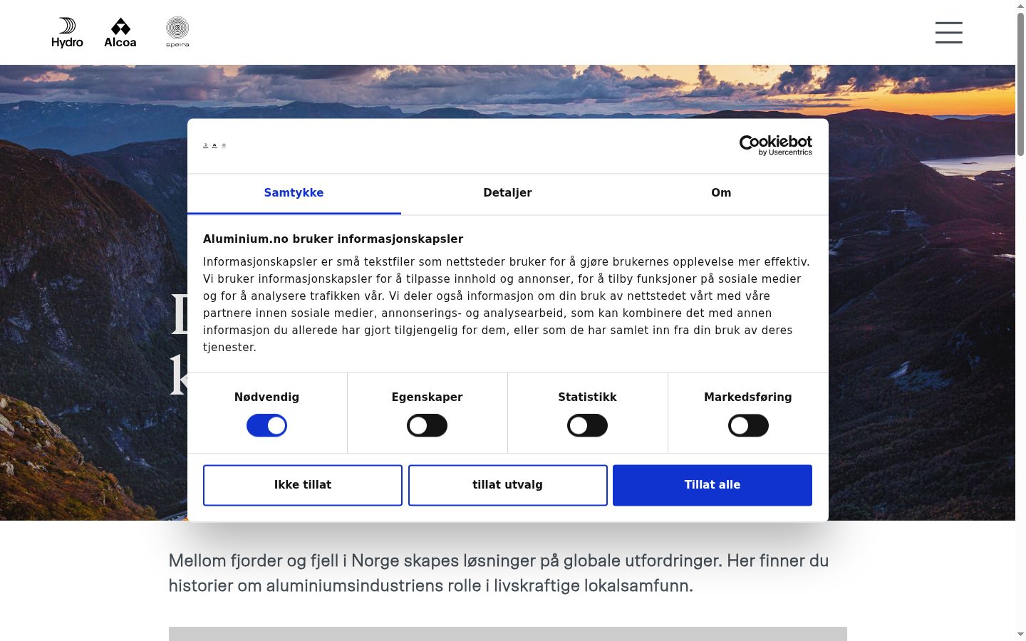 Skjámynd af samþykkisborðanum eins og hann birtist áður en nokkur samskipti fóru fram
