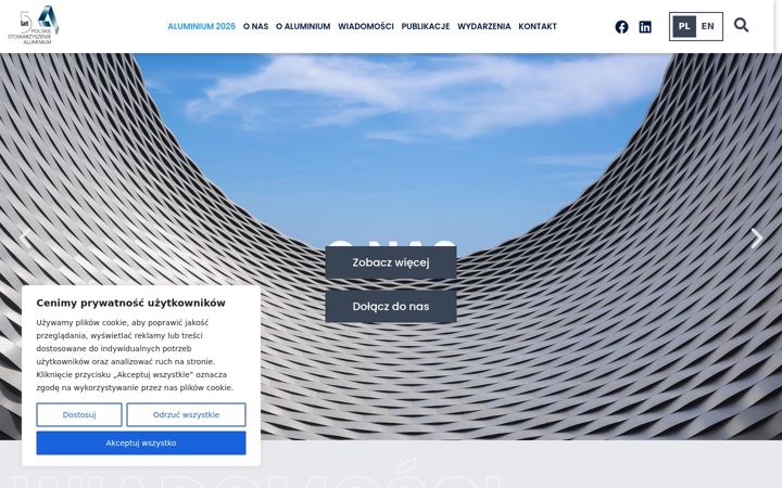 Screenshot of aluminiumpolska.pl